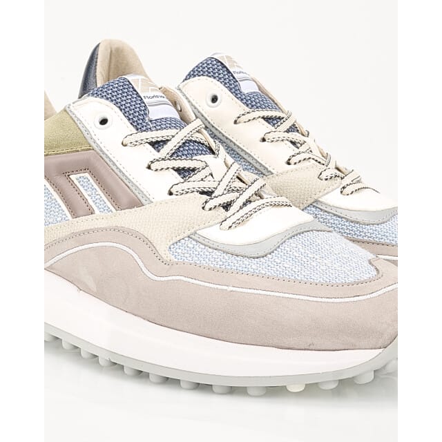 Floris Van Bommel Sfm-10139 Noppi Sneakers - Leer - Heren - Grijs - Maat 44⅔