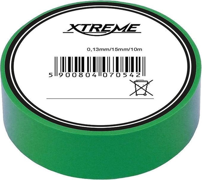 isolatie tape - groen - 15mm - 10 Meter