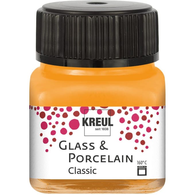 Glasverf - Porseleinverf - Classic - Oranje - Kreul - 20ml