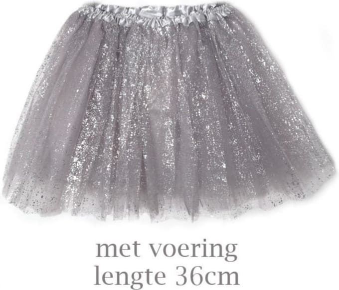 Tutu - Zilver kind - 36 cm