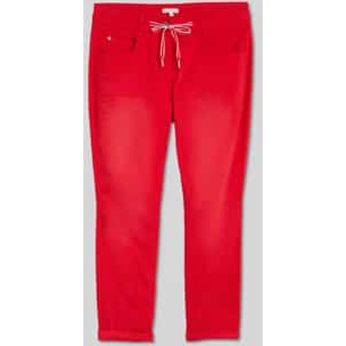 tapered fit chino van katoenmix