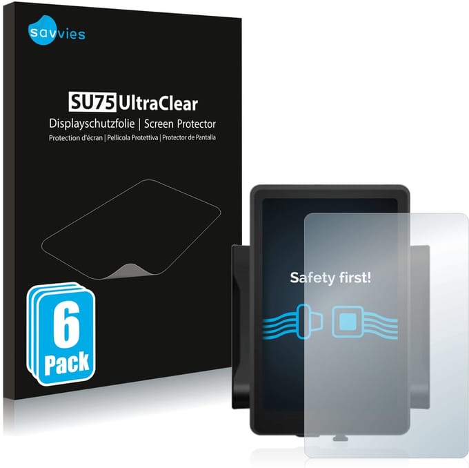 Savvies - Screenprotector voor Bafang 860c - Folie Beschermfolie transparant 6 Stuks