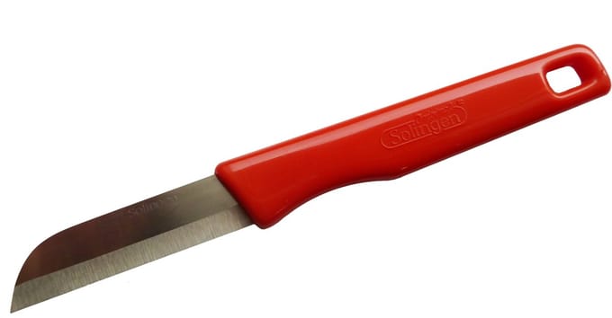 Schilmesje Solingen RVS rood 10 stuks