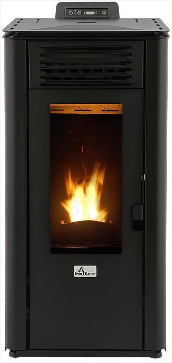 Livn Pelletkachel Ulvik 8 - Voor ruimtes tot 200 m3 - Gratis ingebruikstelling - Met WiFi module