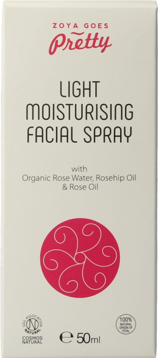 Zoya Goes Pretty Light moisterizing facial spray 50 Milliliter
