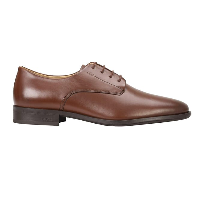 Boss Heren Colby Leren Derby Schoenen (Bruin)