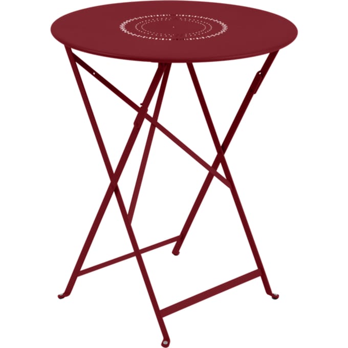 Fermob FLOREAL tafel - 43 chili mat - Ø 60 cm