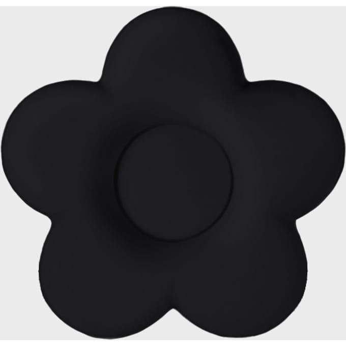 Black Flower Silicone Sticker