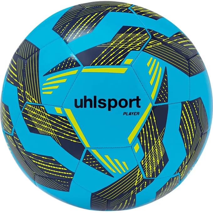 Uhlsport Player Trainingsbal - Iceblue / Marine / Fluogeel | Maat: 5