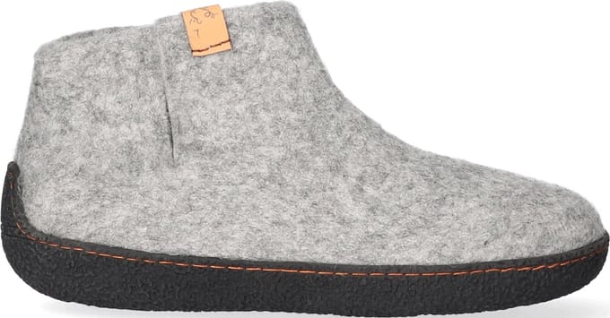 Tofvel - Rabara Wolvilt Sloffen Marbled Light Grey - Maat 46