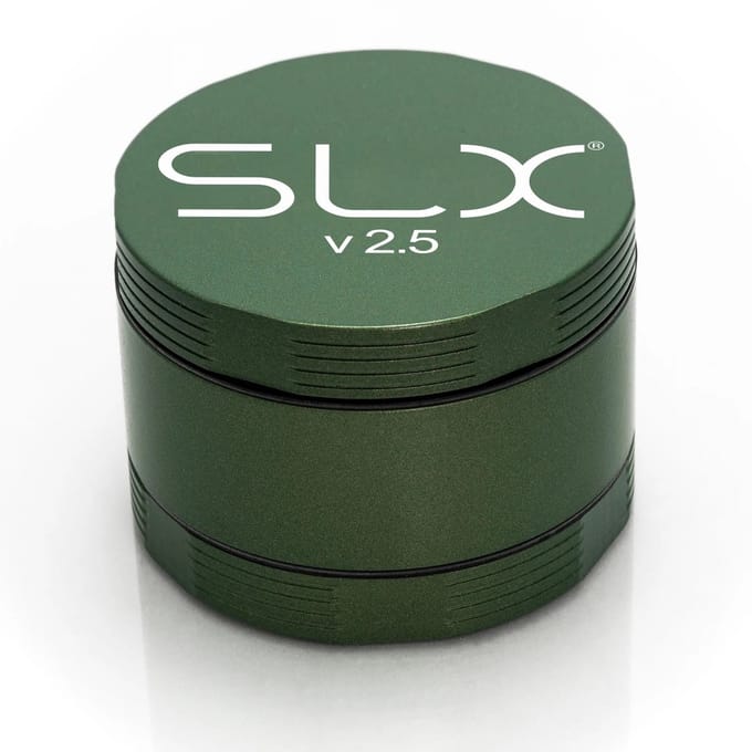 SLX Grinder Aluminium Non Sticky 50 mm, Leaf Green