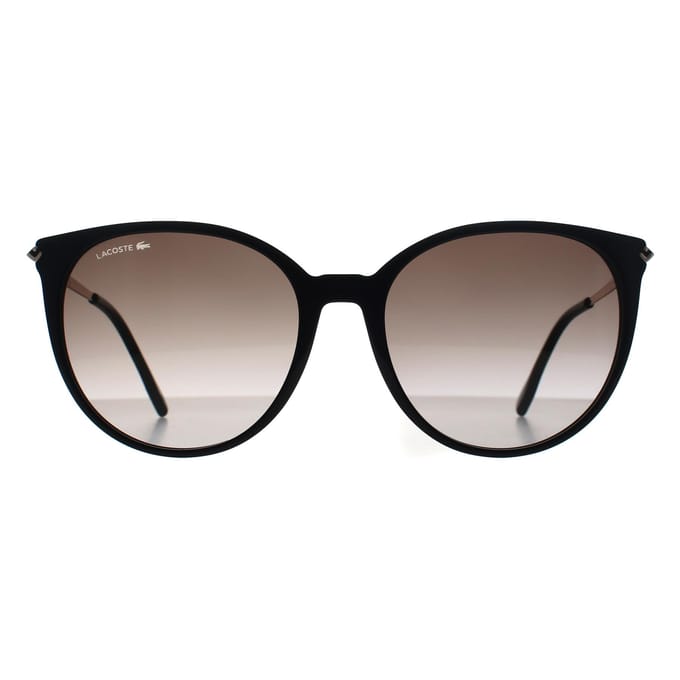 Lacoste Ronde Dames Zwart Grijs Kleurverloop L928S