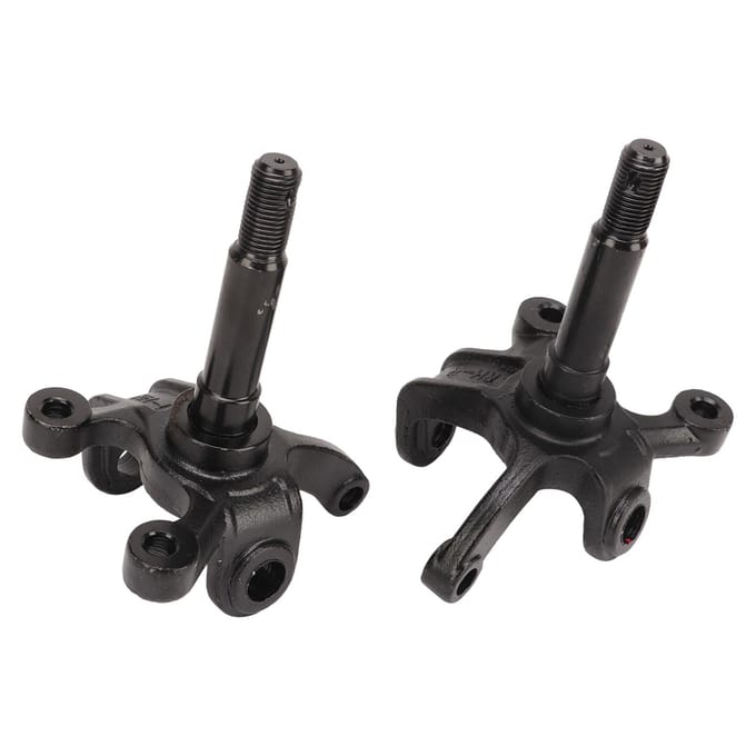 Lot de 2 fusées de direction, axe de roue, disque de frein, bride de moyeu pour 110 cc black