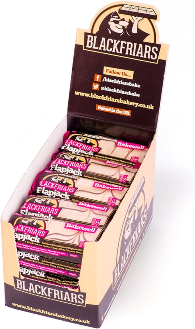 Blackfriars Flapjacks (25x110g) Bakewell - Repen - Energie repen