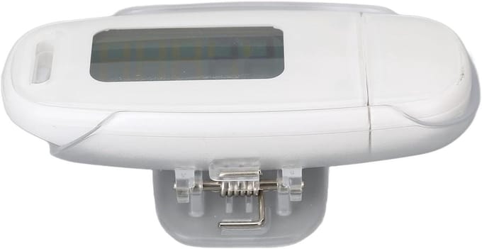 Stappenteller - Activiteitentracker - Gezond Leven - Groot LCD Scherm - 9x5x4 cm - Wit