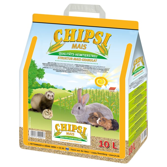 Chipsi Maïs-Granulaat - Dubbelpak: 2 x 10 l