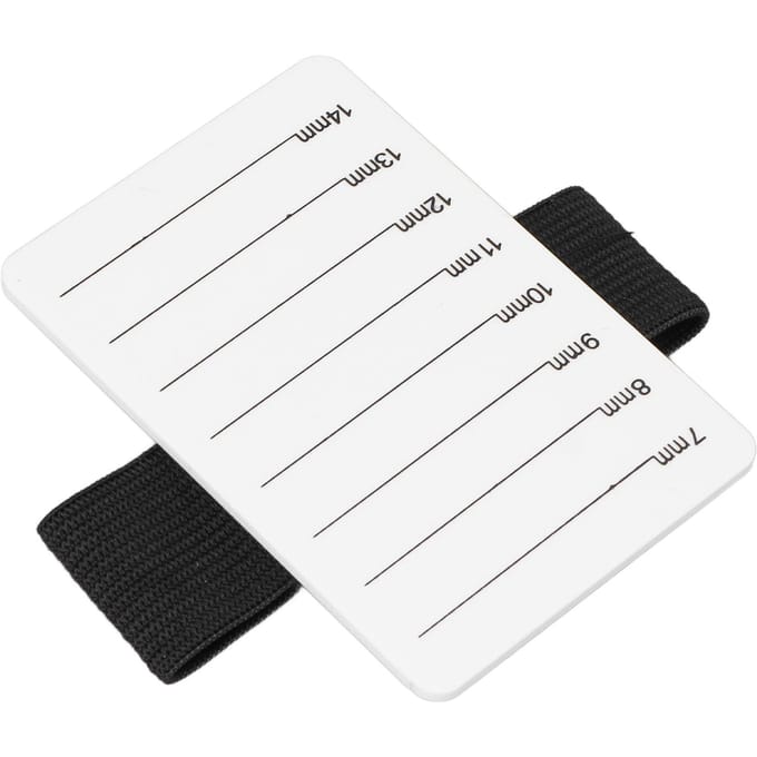 Plaque à main pour Extension de cils, palette de support de faux-cils avec dragonne réglable pour novice black