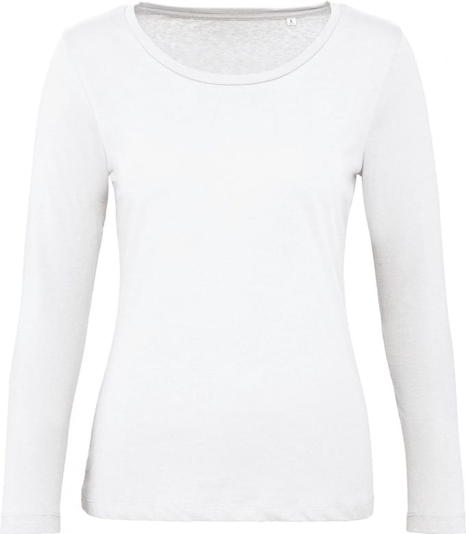 B&C Ladies' organic Inspire long-sleeve T-shirt CGTW071 - White - M
