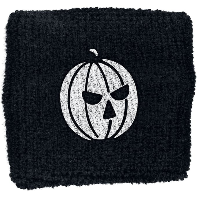 Helloween Pumpkin Unisex Zweetbandje - zwart - Standard