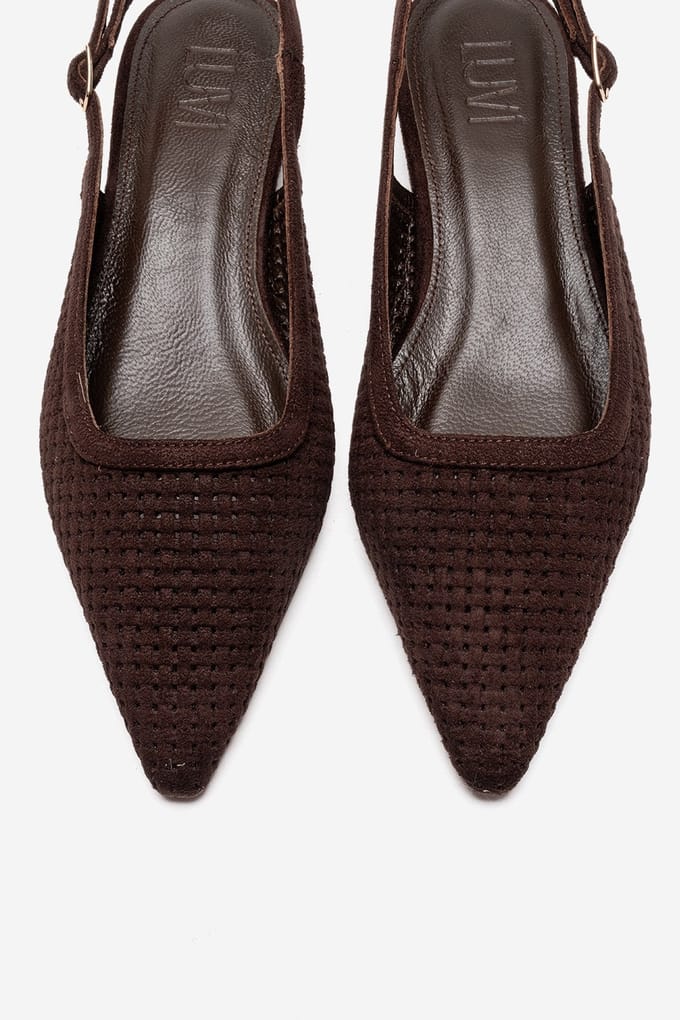 Aviva Slingback Spitse Neus Pump