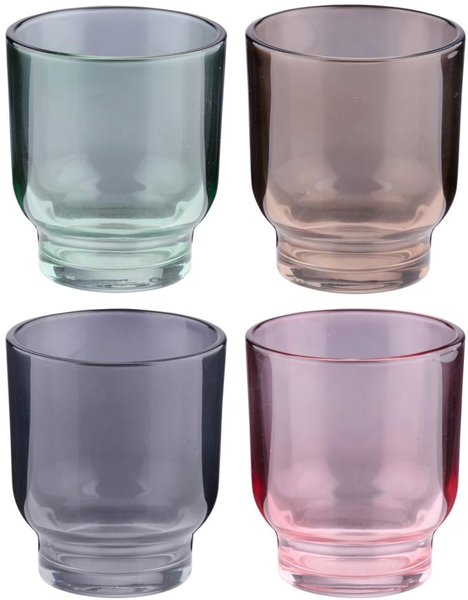 Candle holder plain Ø7xh8,5cm