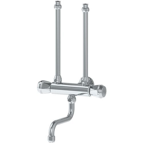 KWC two-handle mixer washbasin low pressure with straight fitting, projection 15 cm 112.81.Z.280