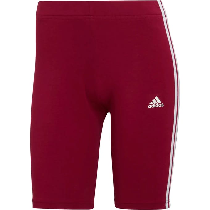 adidas Short Dames W 3S BK SHO Bordeauxrood - Maat XS