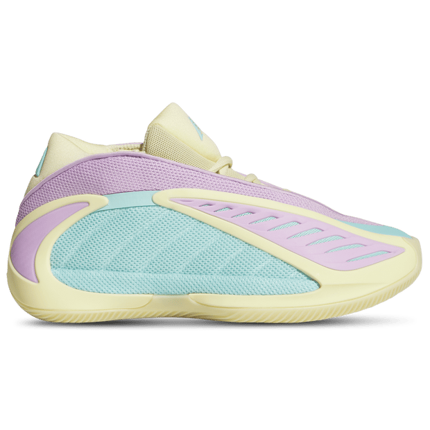 Adidas Anthony Edwards Kindersneakers - Geel - Maat 35.5 - Mesh/Synthetisch