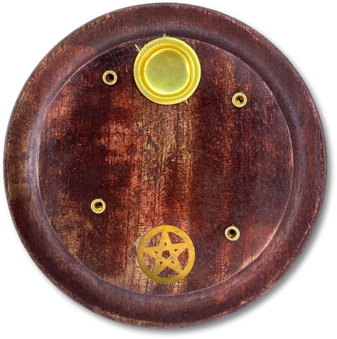 Kegel brander rond met Ster - wierook houder