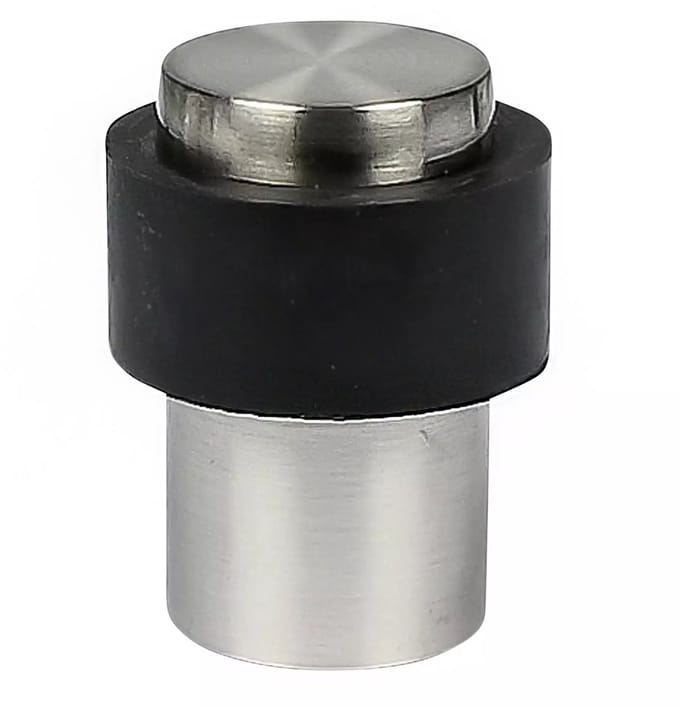 Benson Deurstopper - zilverkleurig - met schroef montage - H4 x D3 cm - deurbuffer