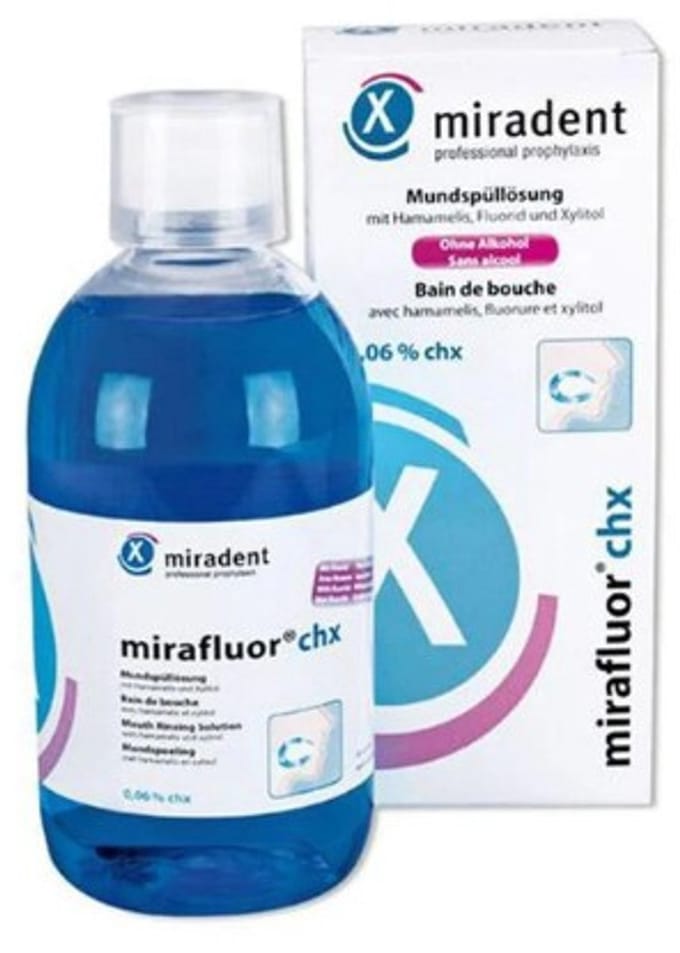 Miradent Mondspoeling Mirafluor CHX 0,06% - 500 ml