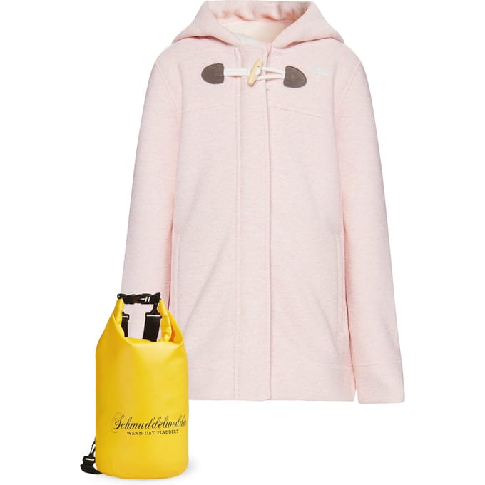 Schmuddelwedda Mantel + Tagesrucksack - SET Meisjes Pastelroze melange
