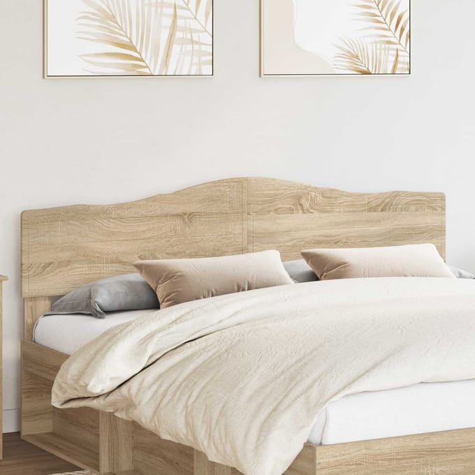 vidaXL Hoofdbord Sonoma Eiken Bewerkt hout