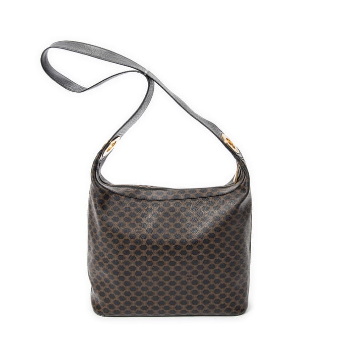 Vintage Shoulder Zip Hobo   Schoudertas