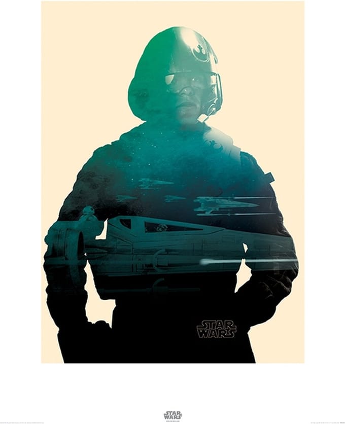 Star Wars Episode VII Poe Tri Art Print 60x80cm | Poster