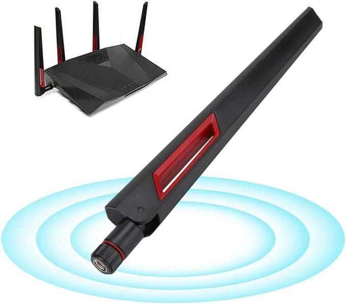 Set van 3 Dual Band WiFi Router Antennes 2.4G 5.8G 8dBi SMA Verbindingsstuk