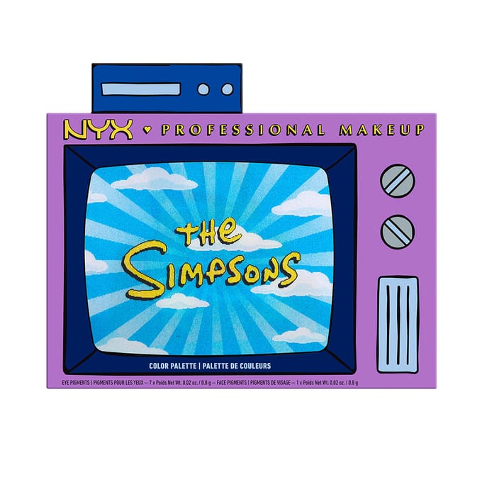 NYX Professional Make-Up Simpsons Mania Eye Shadow Palette 01 1 st