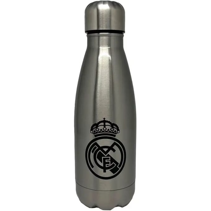 Real Madrid Roestvrij Staal Dubbelwandige Fles Zilver