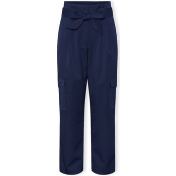 Broek Y.a.s YAS Cargi Trousers - Dress Blues