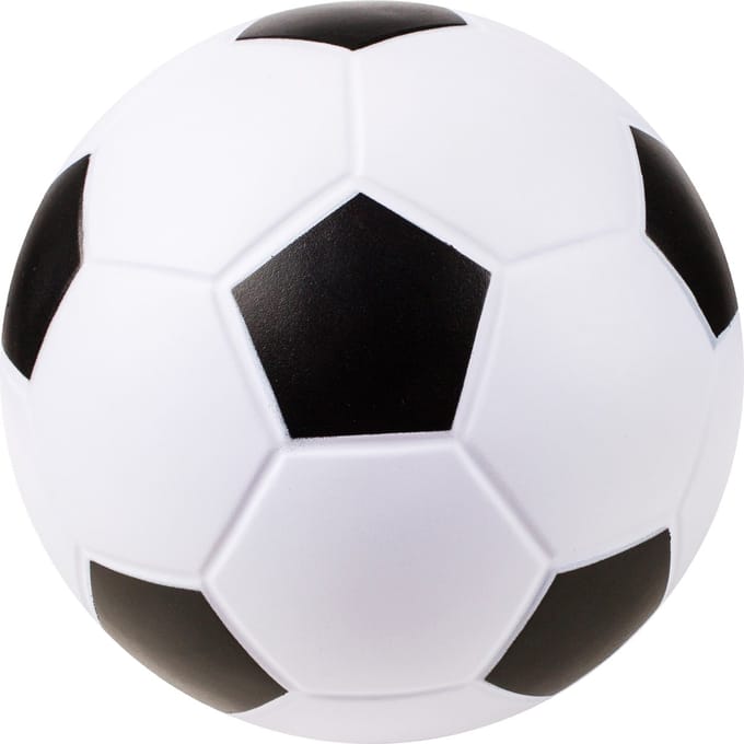 Coated Foamvoetbal Wit, Verzwaard, Indoor Voetbal