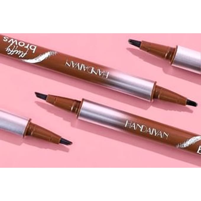HANDAIYAN - Wild Waterproof Liquid Brow Pen - 5 Colors 01# Chocolate - 0.55ml
