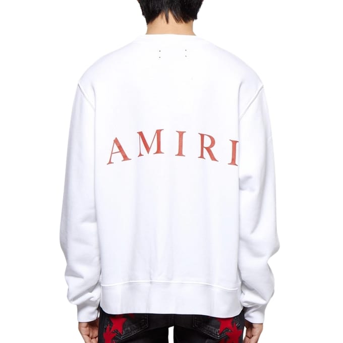 Amiri MA-logo wit sweatshirt