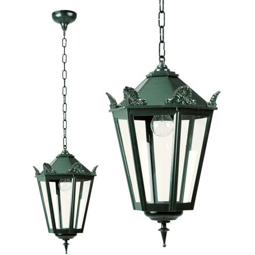 KS Verlichting Buiten Hanglamp Veranda K7C met Kronen