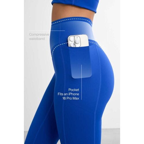 Famme Pocket Compression Leggings Black XS