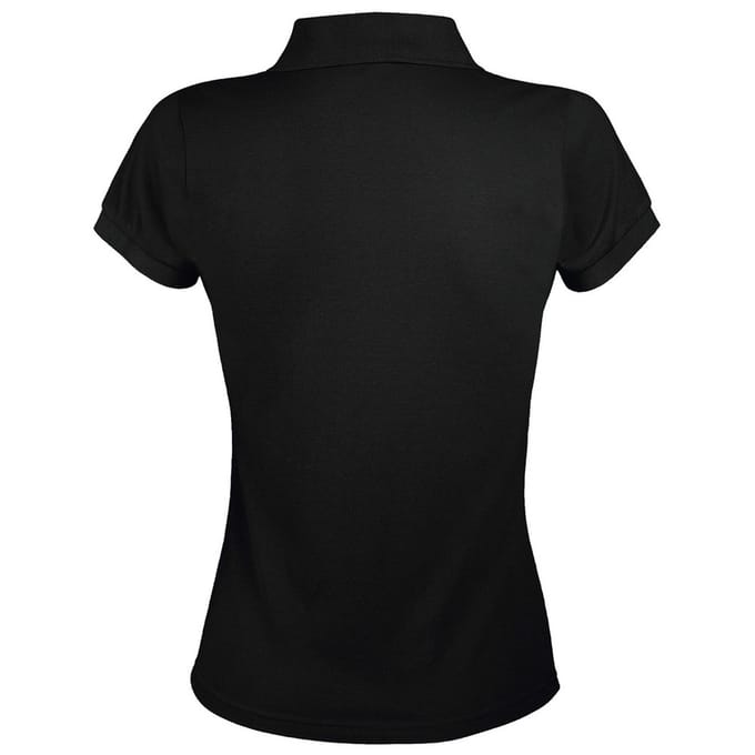 SOLS Dames/dames Prime Pique Polo Shirt (Zwart)