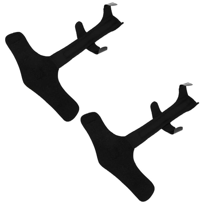 2 stuks Mallet Triggerfinger Spalk Ondersteuning voor Vingerverstuiking Verplaatsing Ontwrichting black