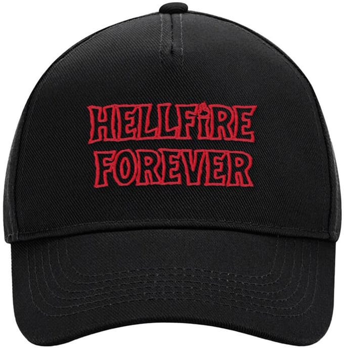 Stranger Things Season 5 - Hellfire Forever Unisex Cap - zwart - Standard