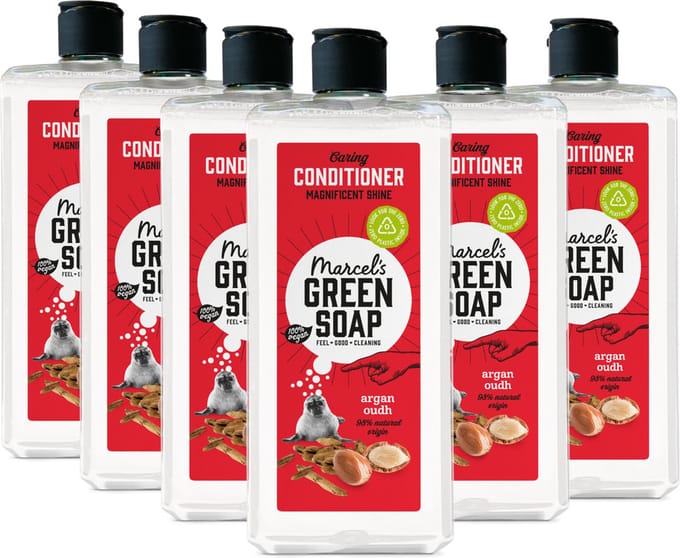 Marcel's Green Soap Caring Conditioner - Argan & Oudh - 6 x 300ml