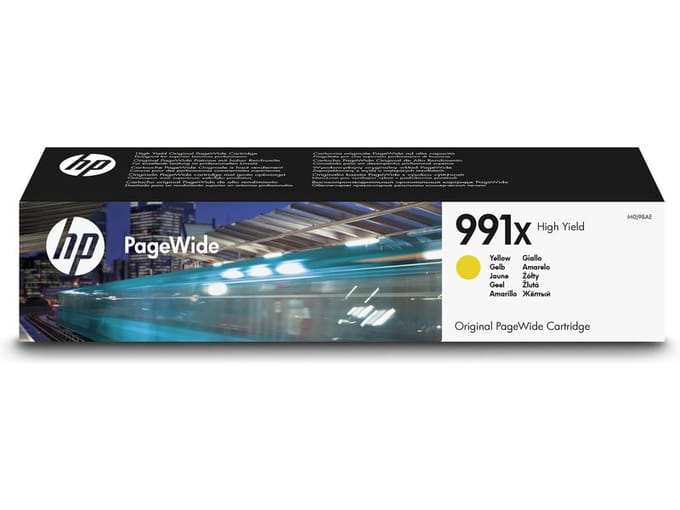 Inktcartridge hp m0j98ae 991x geel