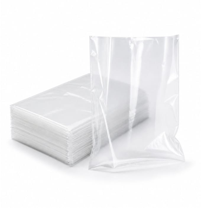 Inpakr Transparante LDPE Zakken - 1000 Stuks - 32 x 50 cm - 70 Micron - Vlakke Plastic Zakken